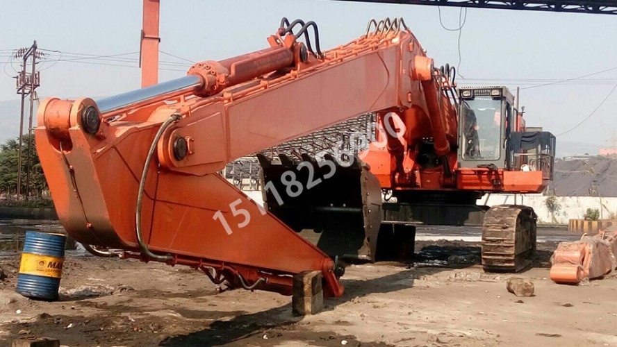 印度EX1200做28米挖掘機(jī)加長臂案例